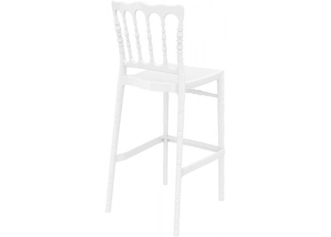 Σκαμπώ Opera Glossy White 75cm