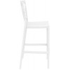 Σκαμπώ Opera Glossy White 75cm