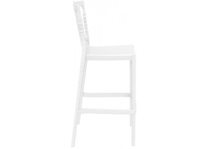 Σκαμπώ Opera Glossy White 75cm