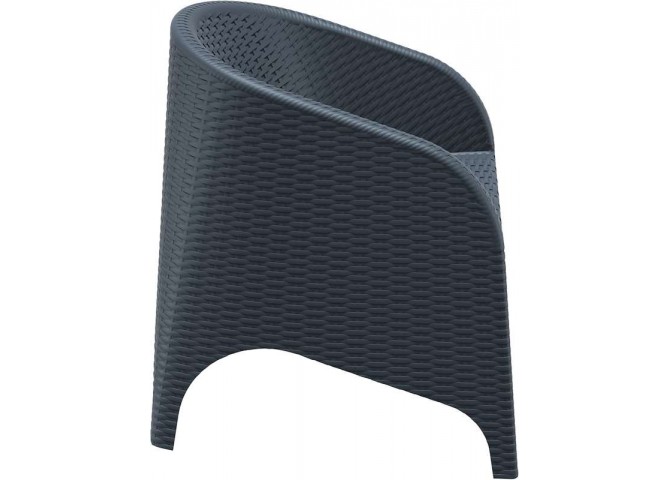 Πολυθρόνα Aruba dark grey