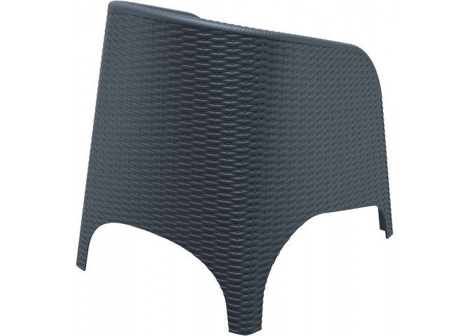 Πολυθρόνα Aruba dark grey