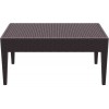 Τραπεζάκι Miami lounge brown 92x53x45