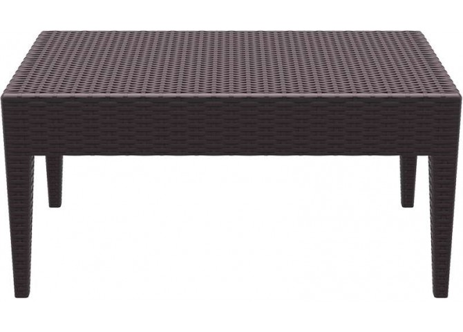 Τραπεζάκι Miami lounge brown 92x53x45