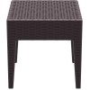 Τραπεζάκι βοηθητικό Miami lounge brown 45x45x45