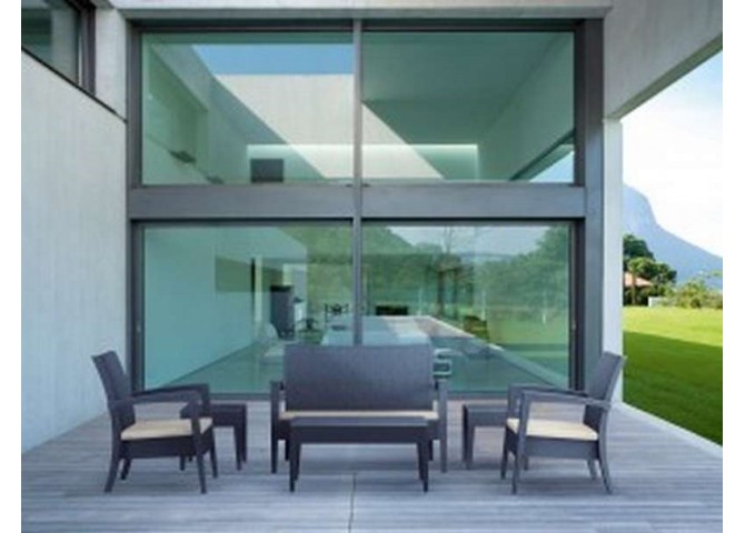 Σετ καθιστικού Miami lounge dark grey