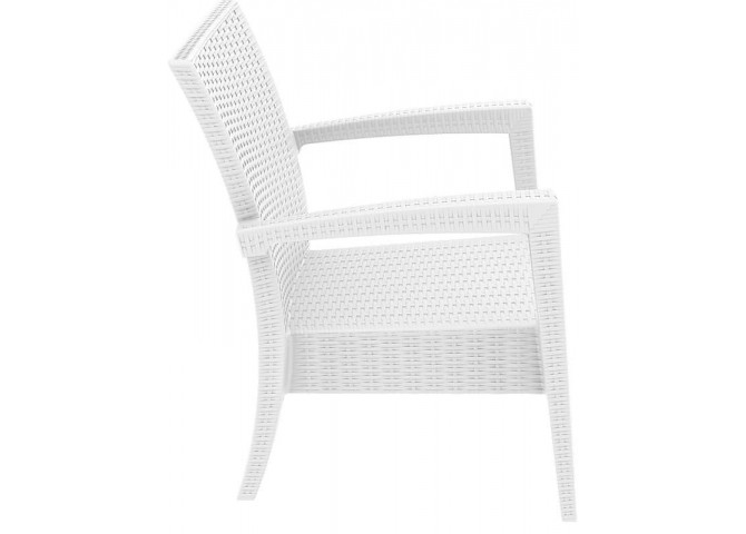 Πολυθρόνα κήπου Miami white