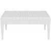 Τραπεζάκι Miami lounge white 92x53x45