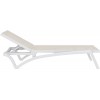 Ξαπλώστρα Pacific white/dove grey 193x68x35εκ