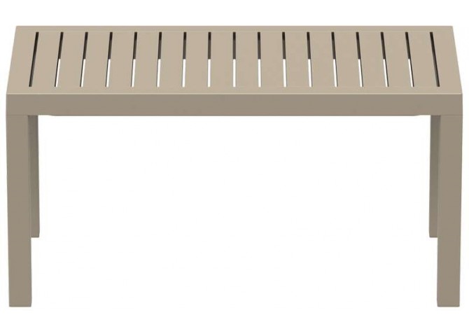Χαμηλό τραπέζι κήπου Ocean dove grey 90x45x45