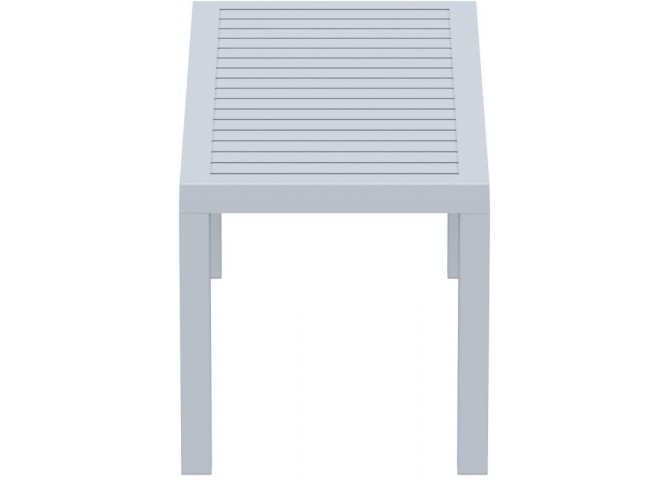 Χαμηλό τραπέζι κήπου Ocean silver grey 90x45x45
