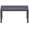 Χαμηλό τραπέζι κήπου Ocean dark grey 90x45x45
