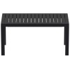 Χαμηλό τραπέζι κήπου Ocean black 90x45x45