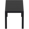 Χαμηλό τραπέζι κήπου Ocean black 90x45x45