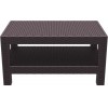 Τραπεζάκι Monaco lounge 92x57x45 καφέ