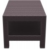 Τραπεζάκι Monaco lounge 92x57x45 καφέ