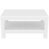 Τραπεζάκι Monaco lounge 92x57x45 ΄λευκό