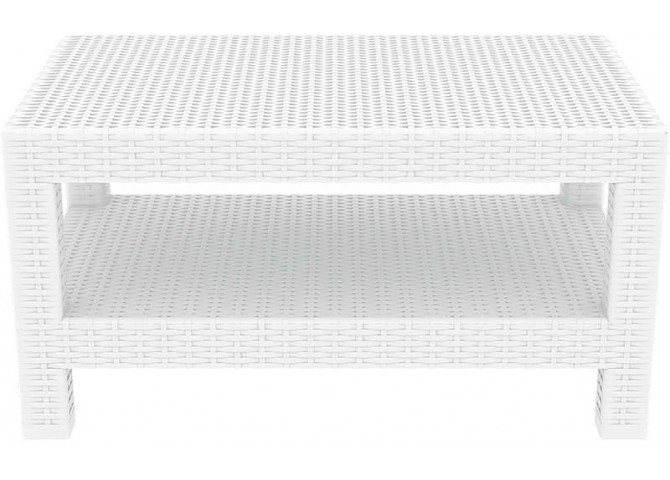 Τραπεζάκι Monaco lounge 92x57x45 ΄λευκό