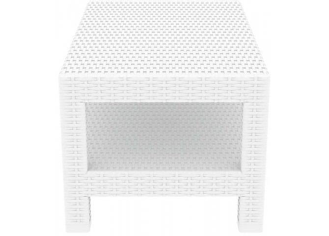 Τραπεζάκι Monaco lounge 92x57x45 ΄λευκό