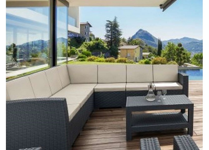Κάθισμα επέκταση Monaco λευκό 58x79x79εκ