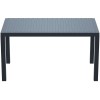 Τραπέζι Orlando 140x80x75 dark grey