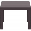 ΤΡΑΠΕΖΙ ΕΠΕΚΤ. VEGAS RATTAN 100X100/140 BROWN