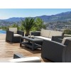 Διθέσιος καναπές Monaco γκρι 140x79x79εκ