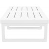ΜΥΚΟΝΟΣ ΤΡΑΠΕΖΙ WHITE  130X65X33εκ. ΠΟΛ/ΝΙΟΥ