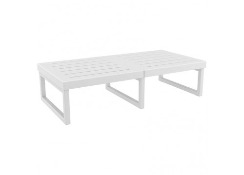 ΜΥΚΟΝΟΣ ΤΡΑΠΕΖΙ WHITE  130X65X33εκ. ΠΟΛ/ΝΙΟΥ