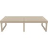 ΜΥΚΟΝΟΣ ΤΡΑΠΕΖΙ DOVE GREY 130X65X33εκ. ΠΟΛ/ΝΙΟΥ