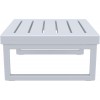 ΜΥΚΟΝΟΣ ΤΡΑΠΕΖΙ SILVER GREY 65X65X33εκ. ΠΟΛ/ΝΙΟΥ