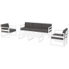 ΜΥΚΟΝΟΣ SET 3ΘΕΣ.WHITE ΜΕ ΜΑΞ.(3ΘΕΣ.+2ΠΟΛ.+ΤΡΑΠ 130εκ.)
