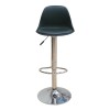 Σκαμπό Μπάρ 2τμχ Bar 92 Black Pu/Pp 48x52x110εκ.