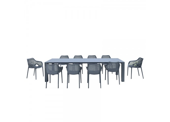 SET VEGAS 100X260/300 ΤΡ.ΜΕ 10 ΠΟΛ. AIR XL DARK GREY