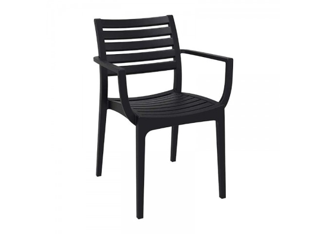 SET ARES 140X80 ΤΡ.ΜΕ 6 ΠΟΛ. ARTEMIS BLACK