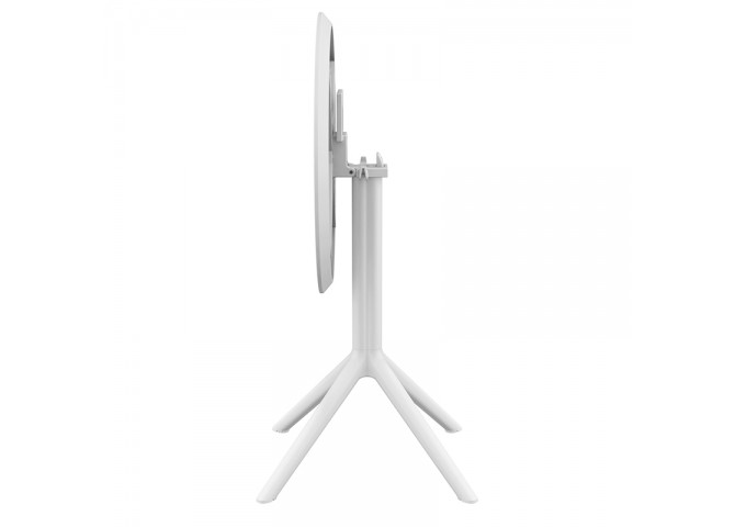 SKY WHITE Φ60X74εκ. ΤΡΑΠΕΖΙ ΠΤΥΣ/ΝΟ ΠΟΛ/ΝΙΟΥ