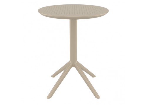 SKY TAUPE Φ60X74εκ. ΤΡΑΠΕΖΙ ΠΤΥΣ/ΝΟ ΠΟΛ/ΝΙΟΥ