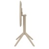 SKY TAUPE Φ60X74εκ. ΤΡΑΠΕΖΙ ΠΤΥΣ/ΝΟ ΠΟΛ/ΝΙΟΥ