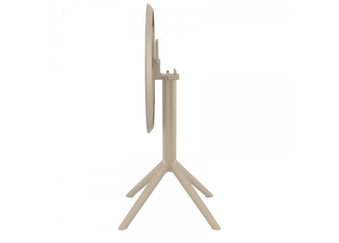 SKY TAUPE Φ60X74εκ. ΤΡΑΠΕΖΙ ΠΤΥΣ/ΝΟ ΠΟΛ/ΝΙΟΥ
