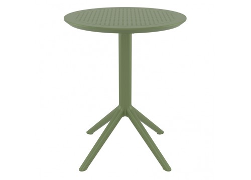 SKY OL.GREEN Φ60X74εκ. ΤΡΑΠΕΖΙ ΠΤΥΣ/ΝΟ ΠΟΛ/ΝΙΟΥ