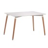 Σετ Τραπεζαρίας Loft Plus White 5τμχ 120Χ80X72εκ.