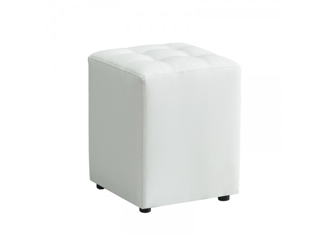 CUBE WHITE PU ΣΚΑΜΠΟ