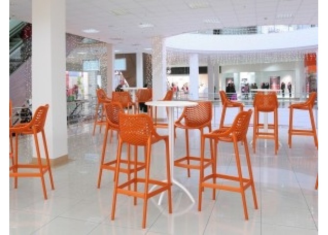 Σκαμπώ Air bar 75 orange 45x53x105cm