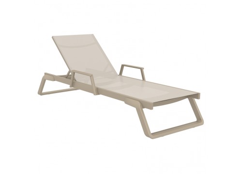 TROPIC ΞΑΠΛΩΣΤΡΑ ΜΕ ΜΠΡΑΤΣΑ TAUPE/TAUPE ΠΟΛ/ΝΙΟΥ
