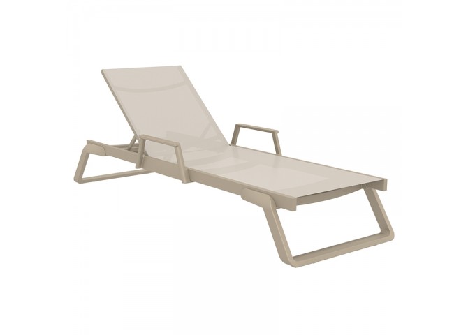 TROPIC ΞΑΠΛΩΣΤΡΑ ΜΕ ΜΠΡΑΤΣΑ TAUPE/TAUPE ΠΟΛ/ΝΙΟΥ