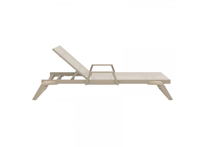TROPIC ΞΑΠΛΩΣΤΡΑ ΜΕ ΜΠΡΑΤΣΑ TAUPE/TAUPE ΠΟΛ/ΝΙΟΥ