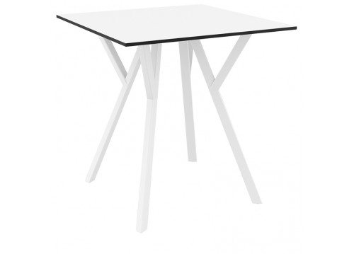 MAX ΤΡΑΠΕΖΙ 70Χ70Χ74εκ. WHITE LAMINATE 12mm