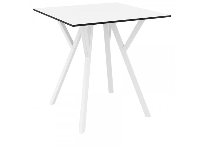 MAX ΤΡΑΠΕΖΙ 70Χ70Χ74εκ. WHITE LAMINATE 12mm