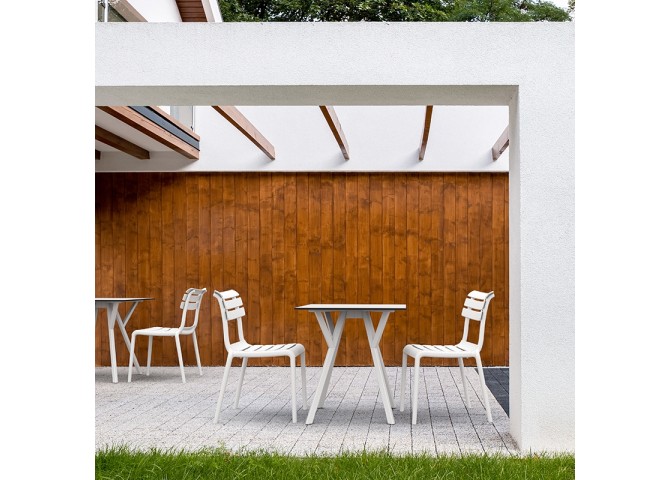 MAX ΤΡΑΠΕΖΙ 70Χ70Χ74εκ. WHITE LAMINATE 12mm
