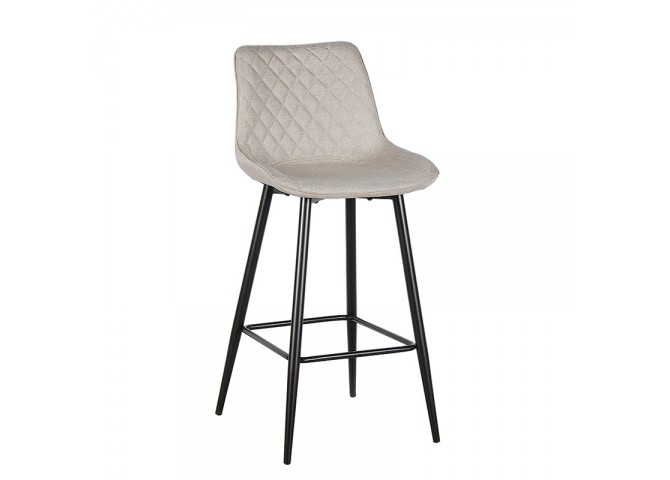 ALESIA BEIGE ΥΦΑΣΜΑ 74εκ. ΣΚΑΜΠΟ ΜΕΤΑΛΛΙΚΟ