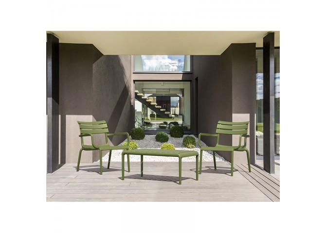PARIS OLIVE GREEN ΤΡΑΠΕΖΙ 90X50X40εκ. ΠΟΛ/ΝΙΟΥ